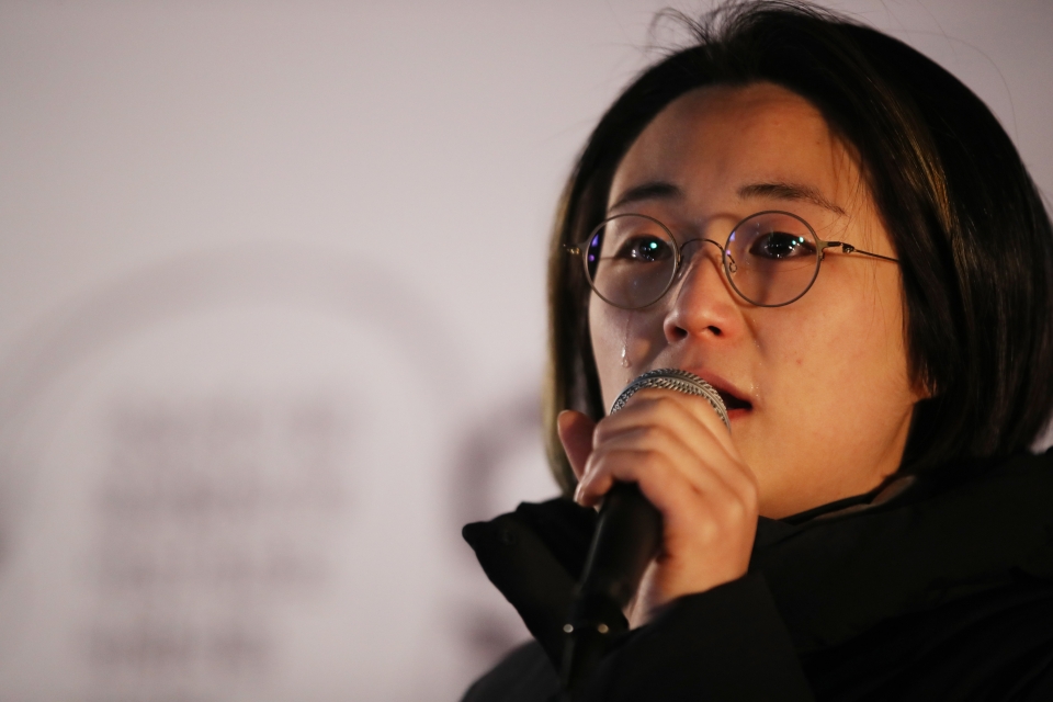신지예 한국여성정치네트워크 대표(전 녹색당 공동운영위원장)ⓒ뉴시스